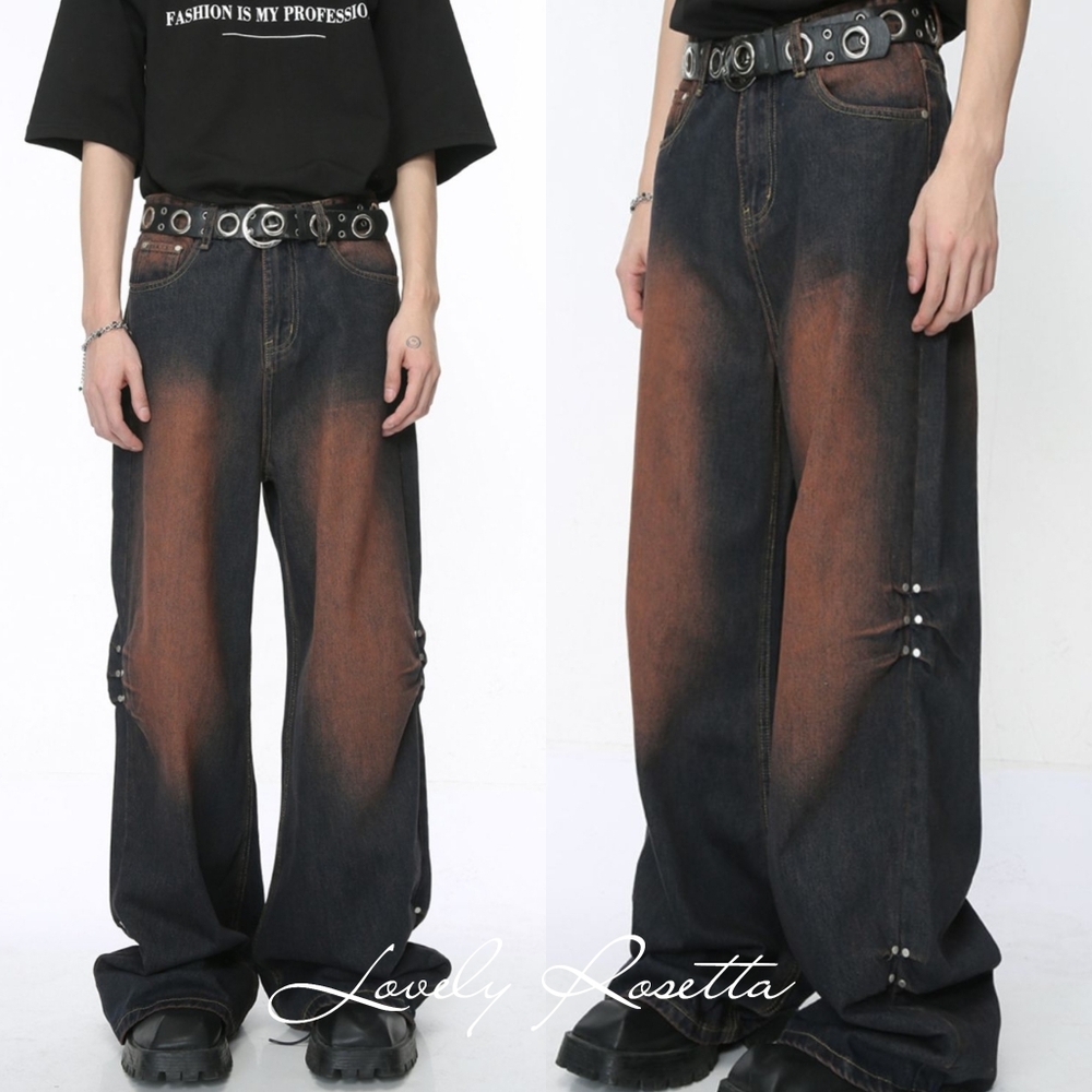 Men's Trendy Wide Leg Jeans